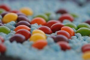 fun with colorful candy photo