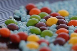 fun with colorful candy photo