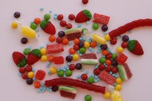 colorful edible candy photo