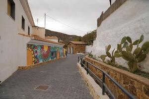 cobdar a mountain village in almeria, spain, village life photo