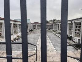 Cemetery View Behind Bars photo