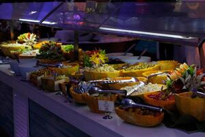 Snacks and tasty morsels in a buffet photo