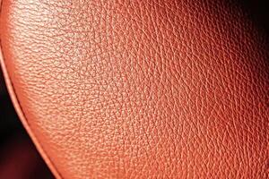 Red leather texture photo