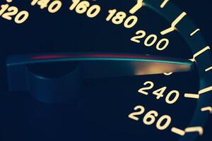 Detail of needle of odometer or speedometer of a car 13 photo