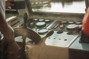 The ship's helm photo