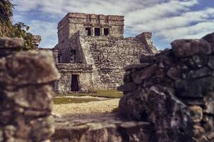 la subida al templo maya 2 foto