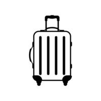 Suitcase icon isolated on white background. vector