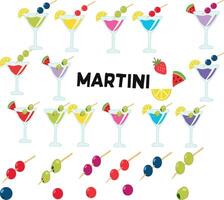 national martini day vector