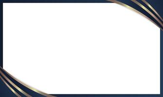 Elegant modern blank graduation certificate border frame. - . vector