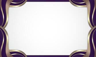 Elegant modern blank graduation certificate border frame. - . vector