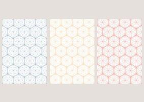Japanese background with line art pattern . Abstract template with traditional Minimal geometric pattern in oriental style. vector