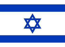 Flag of Israel vector