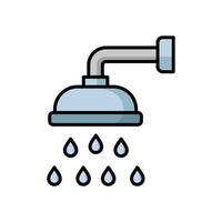 shower icon design template simple and clean vector