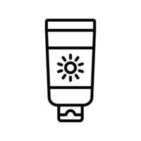 sunscreen icon design template simple and clean vector