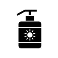 sunscreen icon design template simple and clean vector