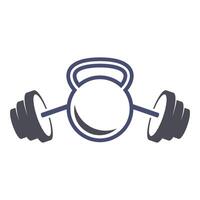 Fitness and workout logo icon design vector