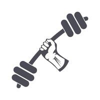 Fitness and workout logo icon design vector