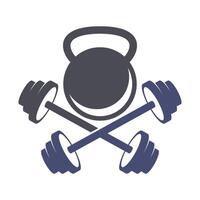 Fitness and workout logo icon design vector