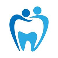 diseño de logotipo de clínica dental vector