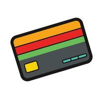 Credit Card Icon Debit Card Icon vector