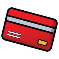 crédito tarjeta icono débito tarjeta icono vector