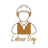 Doodle Style Happy Laboy Day Poster Doodle Style Labor Day vector