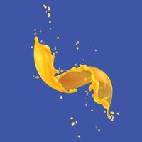 Mango, Splash with Dark Background vector