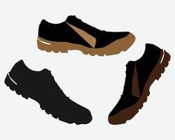 Ultimate Shoe Silhouette Collection,Perfect for Designers and Fashion Enthusiasts vector