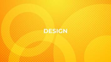 yellow circle background with halftone. great for banner, poster, presentation, website, etc. vector