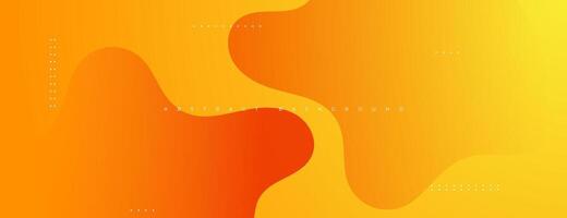 orange yellow abstract fluid background. great for banner, poster, presentation, website, cover, brochure. vector