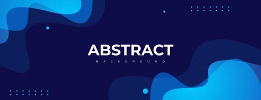 blue abstract background with fluid shapes. great for banner, poster, website, card, social media, presentation. vector