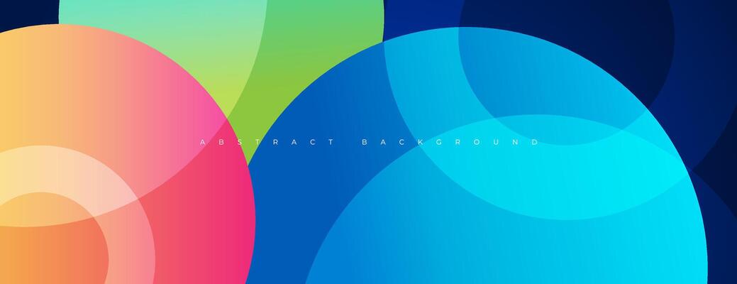 colorful circles background. suitable for desktop wallpaper, banner, presentation, poster, brochure, cover.