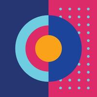 Abstract Asymmetric Full Colour vector