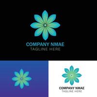 Flower Logo design template vector