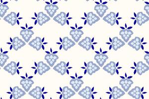 Pastel seamless pattern with abstract blue shapes with tiny dots, drops, spots, snowflakes, circles. Creative simple printing with hand drawing small forms on a light background. vector