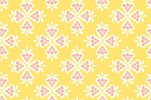 Simple yellow seamless pattern with abstract geometric shapes. Creative small forms with tiny dots, drops, spots, snowflakes, circles printing. hand drawing sketch. Collage template design vector