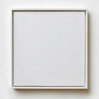 minimal, abstract painting with a white frame photo