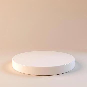 blank product display podium. photo