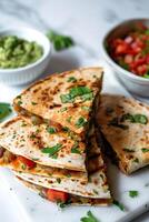 A delicious and easy-to-make quesadilla with your favorite fillings. photo