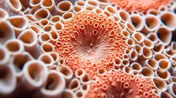 A close up image of a coral reef. photo