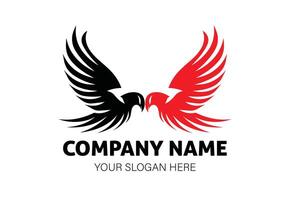 Bird Wings Logo design illustration vector