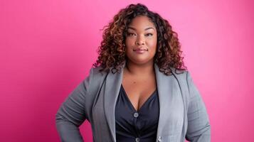 Confident, beautiful, and successful, she is the epitome of black girl magic. photo