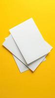 white paper mockup photo