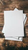 white paper mockup photo