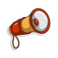 Flat design style megaphone horn loudspeaker vector