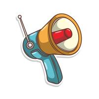 Flat design style megaphone horn loudspeaker vector