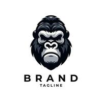 Gorilla logo design vector