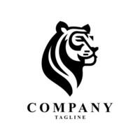 Tiger logo design vector