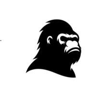 Gorilla logo design vector