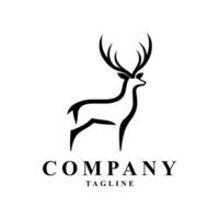 Deer logo design vector